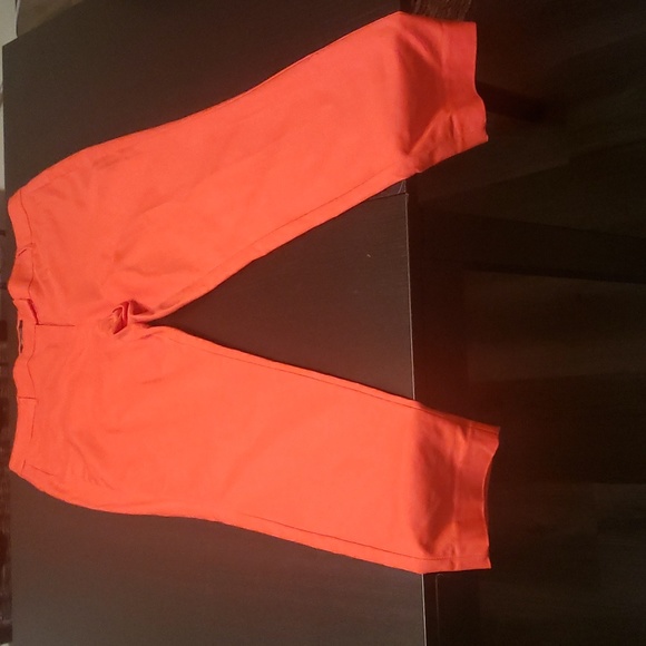 RW&CO Coral Colored Ankle Slim Pant - Picture 2 of 8
